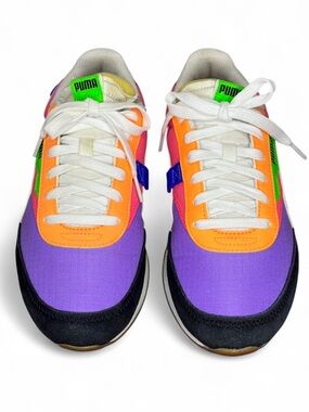 Puma Future Rider Play On Luminous
Purple Fluo Women’s Size 8 Shoes - 90’s Retro